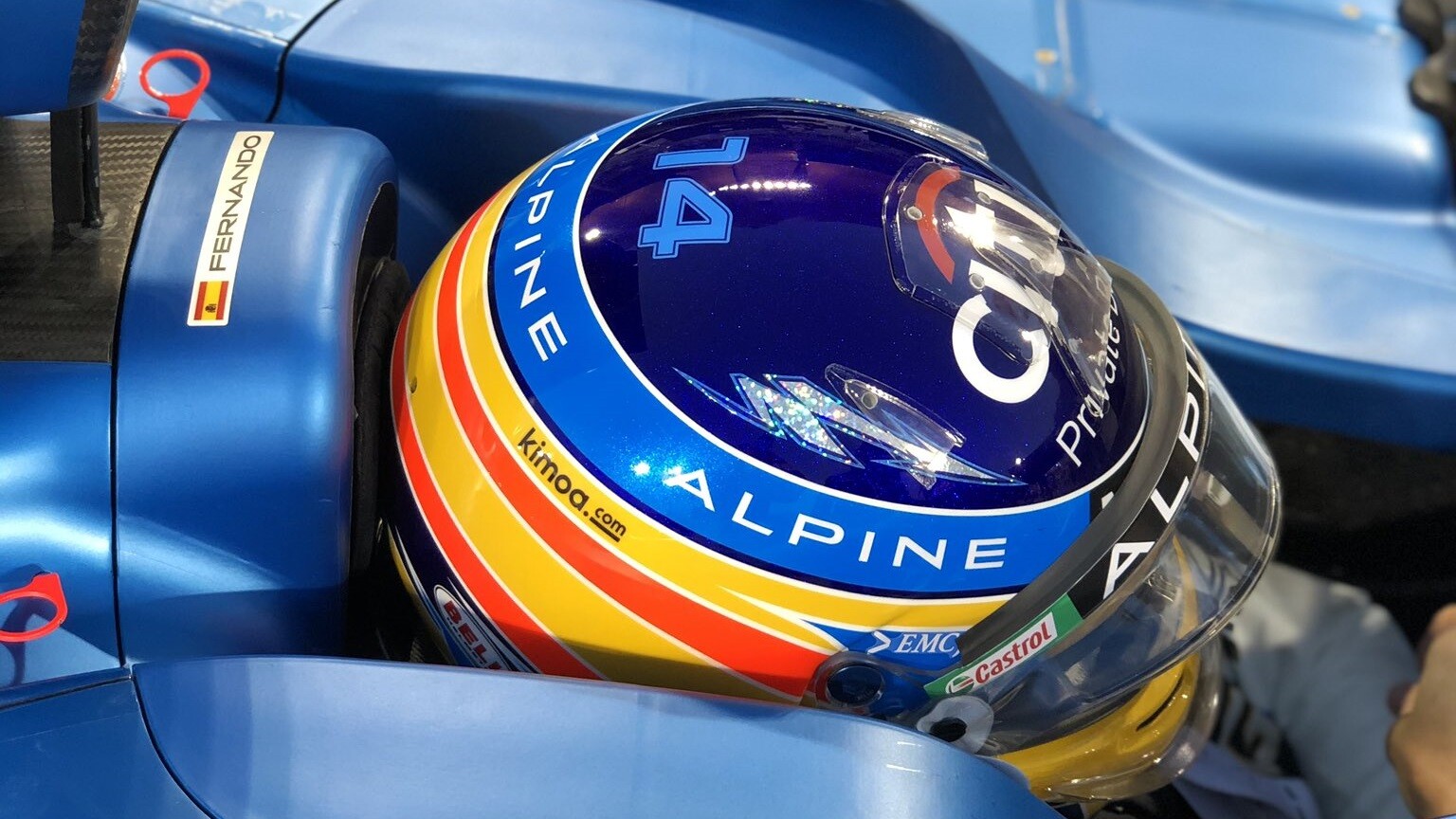 フェルナンド・アロンソ 2021年F1ヘルメット写真 : F1通信jp フェルナンド・アロンソ 2021年F1ヘルメット写真 : F1通信jp