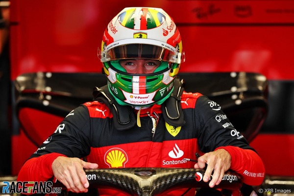 シャルル・ルクレール(フェラーリ)2022年F1サンパウロGP用ヘルメットデザイン