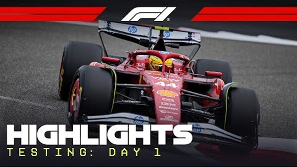 2025年F1プレシーズンテスト Day 1 ハイライト
