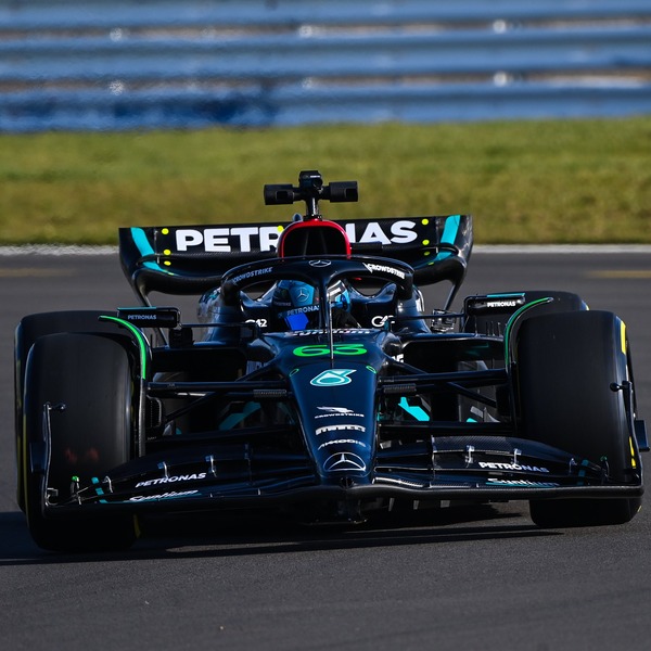 メルセデスW14デモンストレーション走行、ジョージ・ラッセル