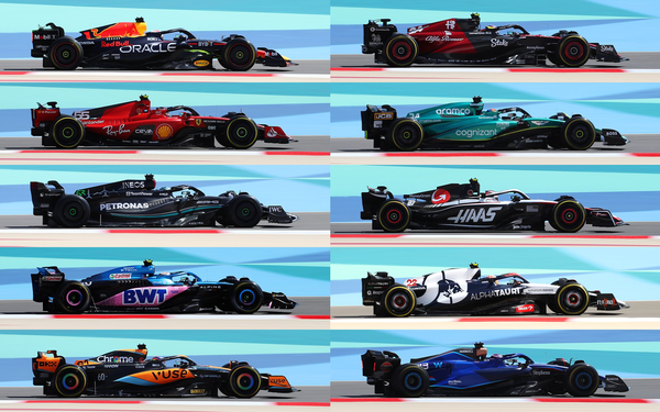 2023年F1マシン比較画像 1