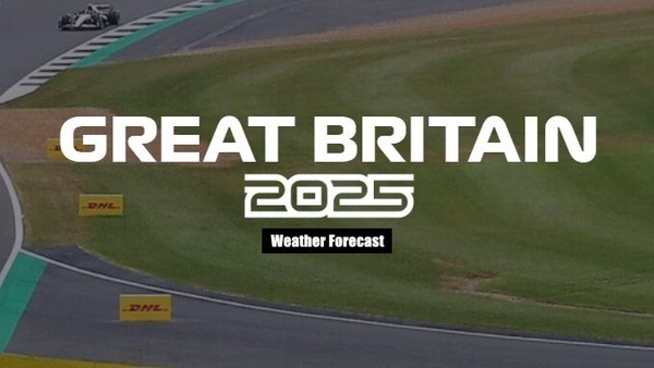 2025年F1イギリスGPの天気予報