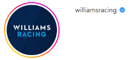 ウィリアムズの公式Instagram