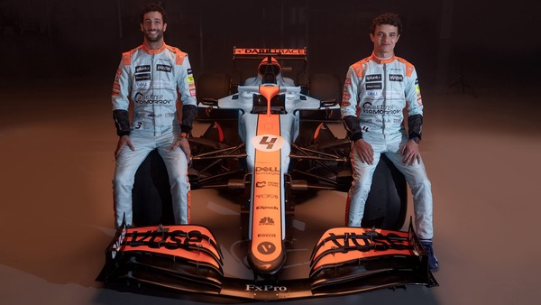 ダニエル・リチャルド、ランド・ノリス:マクラーレンMCL35M モナコでガルフデザイン限定カラーリング