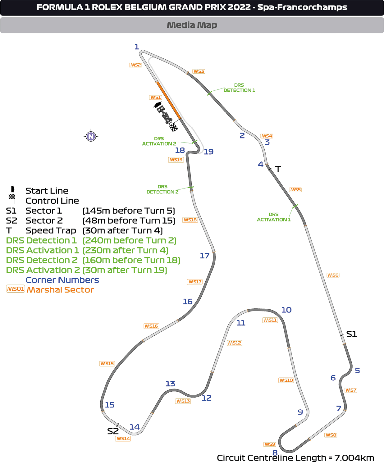 F1ベルギーgp 22年サーキットガイド タイヤ スチュワード F1通信jp
