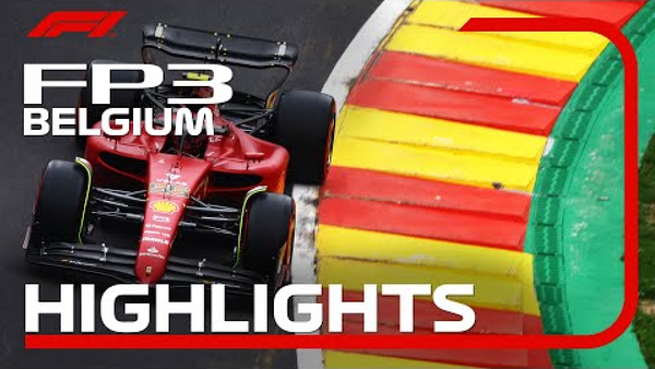 2022年F1ベルギーGP フリー走行3回目ハイライト動画