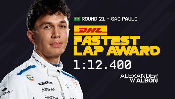 アレックス・アルボン、最速ラップタイム：2025年F1サンパウロGP