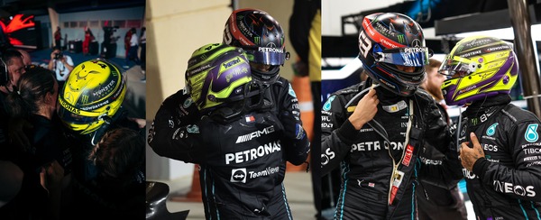 ルイス・ハミルトン 2022年F1ヘルメット