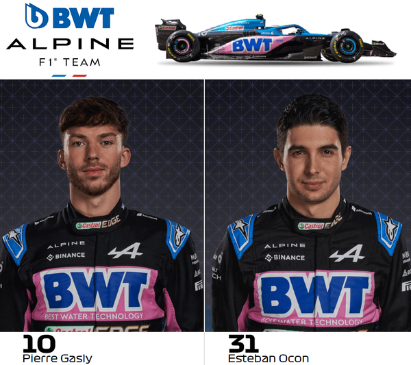 ピエール・ガスリー、エステバン・オコン：BWTアルピーヌF1チーム