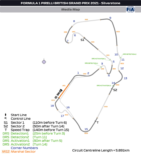 シルバーストン・サーキット：2021年F1イギリスGP