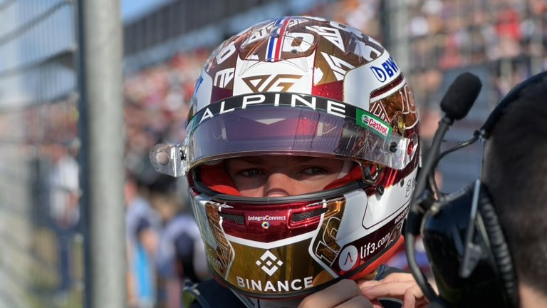 ピエール・ガスリー 2023年F1ヘルメット写真 : F1通信jp ピエール・ガスリー 2023年F1ヘルメット写真 : F1通信jp