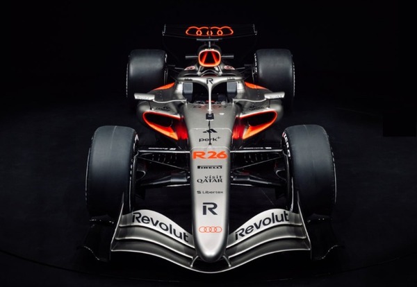 アウディの2026年F1マシンカラーリング