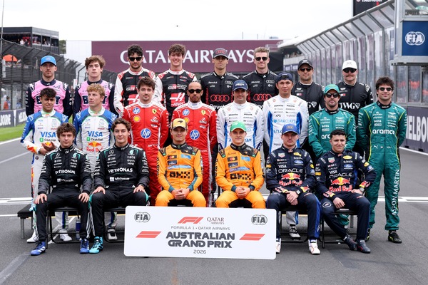 2026年F1ドライバー集合写真：2026年F1オーストラリアGP