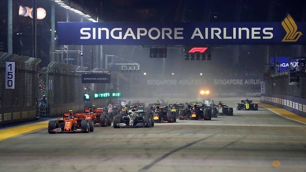 2019年F1シンガポールGPスタート