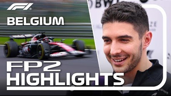 2024年F1ベルギーGP フリー走行2回目ハイライト