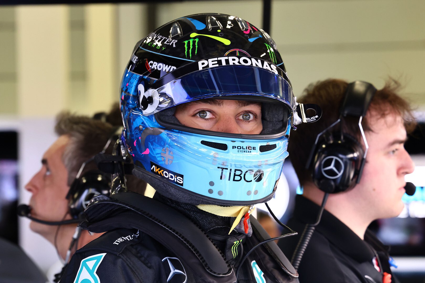 ジョージ・ラッセル、イギリス仕様のヘルメット : F1通信jp ジョージ・ラッセル、イギリス仕様のヘルメット : F1通信jp