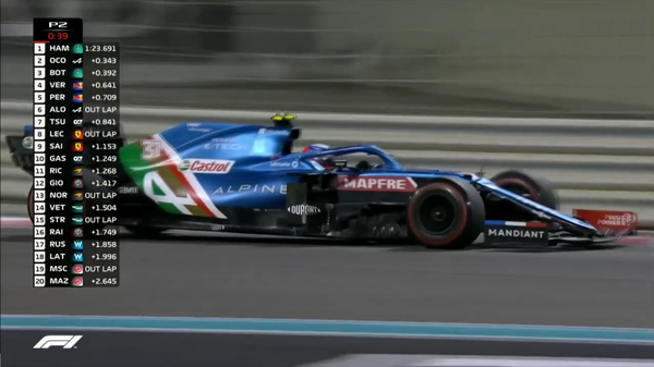 エステバン・オコン（アルピーヌ）2021年F1GP 5