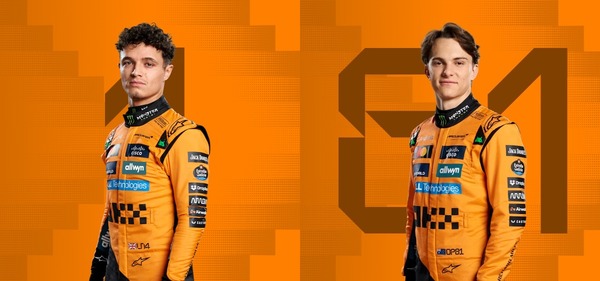 ランド・ノリスとオスカー・ピアストリの2026年F1レーシングスーツ