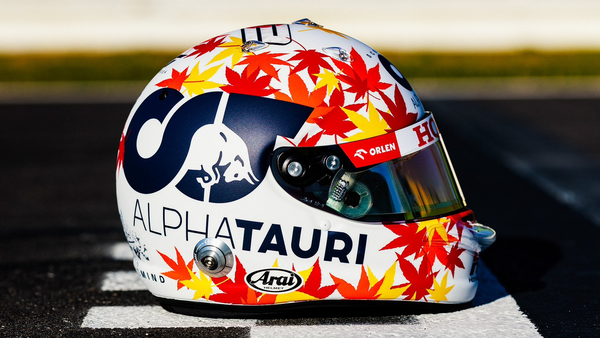 角田裕毅 2023年F1ヘルメット(アライ製ヘルメット)