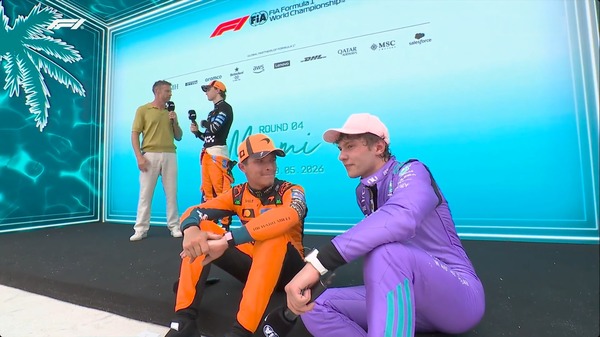 オスカー・ピアストリ、キミ・アントネッリ、ランド・ノリス、ジェンソン・バトン：2026年F1マイアミGP