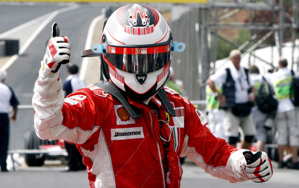 ジョビナッツィ、F1最後のヘルメットはライコネンの2007年 ジョビナッツィ、F1最後のヘルメットはライコネンの2007年