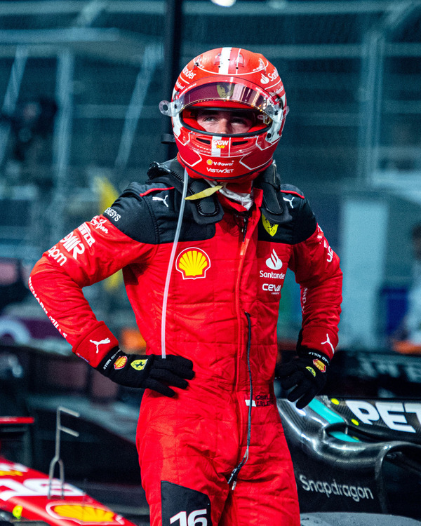 シャルル・ルクレール 2023年F1ヘルメット（BELL製ヘルメット）