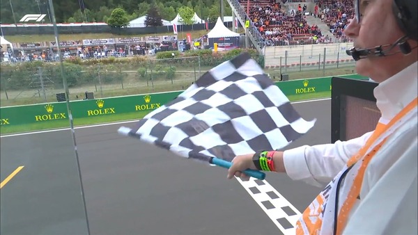 チェッカー・フラッグが振られる:2024年F1ベルギーGP FP1