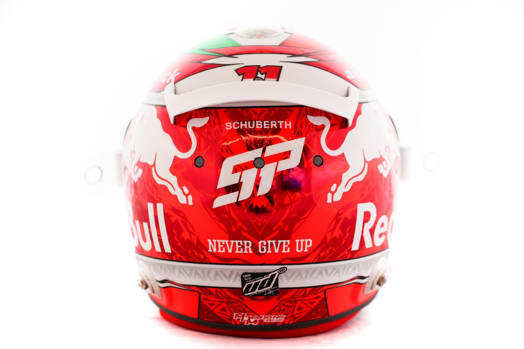 セルジオ・ペレス、オーストリア仕様のヘルメット : F1通信jp セルジオ・ペレス、オーストリア仕様のヘルメット : F1通信jp