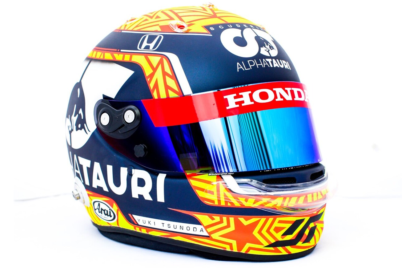 角田裕毅、スパ仕様のヘルメット : F1通信jp 角田裕毅、スパ仕様のヘルメット : F1通信jp
