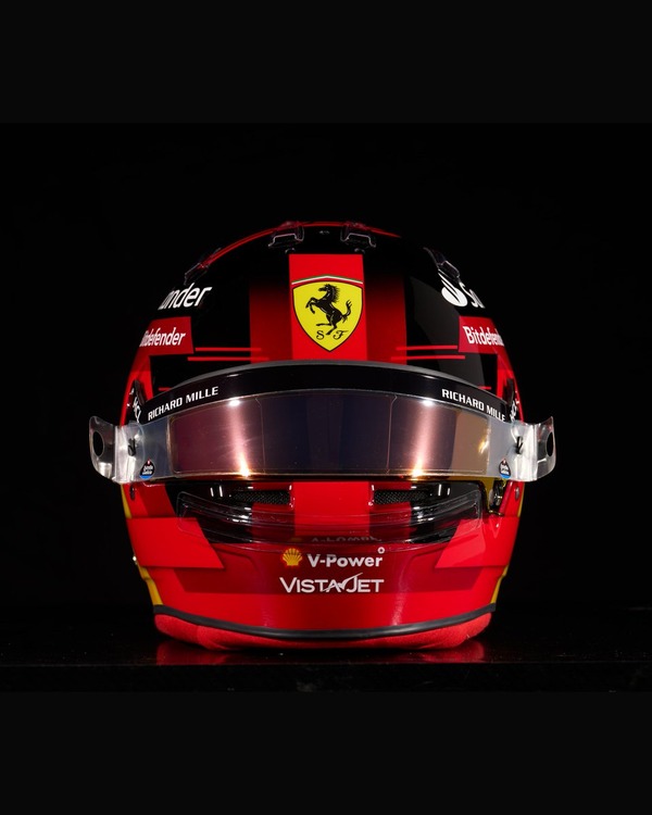 カルロス・サインツ 2023年F1ヘルメット(BELL製ヘルメット)