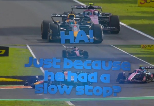 「はっ！ ゆっくり止まっていただけってこと？」マックス・フェルスタッペン、マクラーレンのチームオーダーに反応：2025年F1イタリアGP