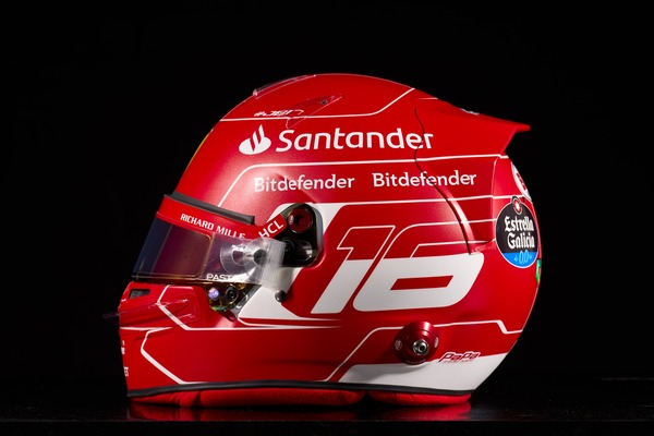 シャルル・ルクレール 2023年F1ヘルメット（BELL製ヘルメット）