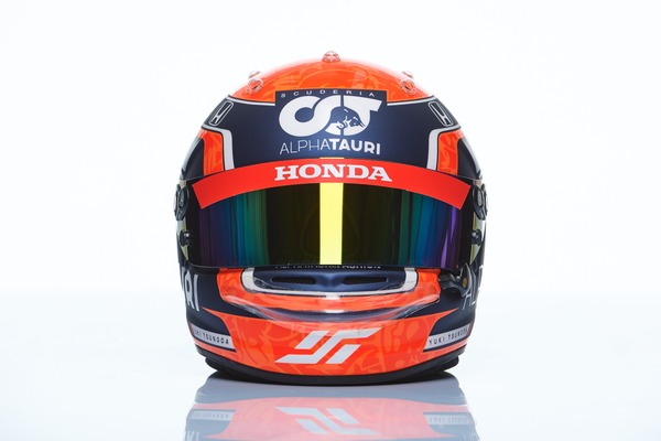 角田裕毅（アルファタウリ・ホンダ）2021年F1ヘルメット