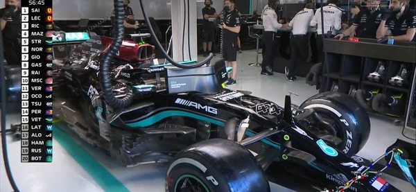 ハミルトンのマシン2021年F1GP 106