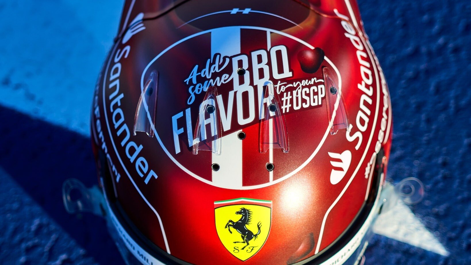 シャルル・ルクレール、アメリカ仕様のヘルメット : F1通信jp シャルル・ルクレール、アメリカ仕様のヘルメット : F1通信jp