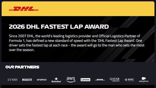 2026年F1 ファステストラップ（最速ラップタイム）