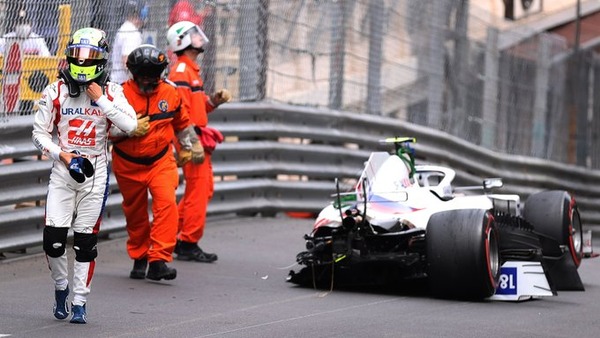 ミック・シューマッハ、クラッシュ：2021年F1モナコGPフリー走行3回目