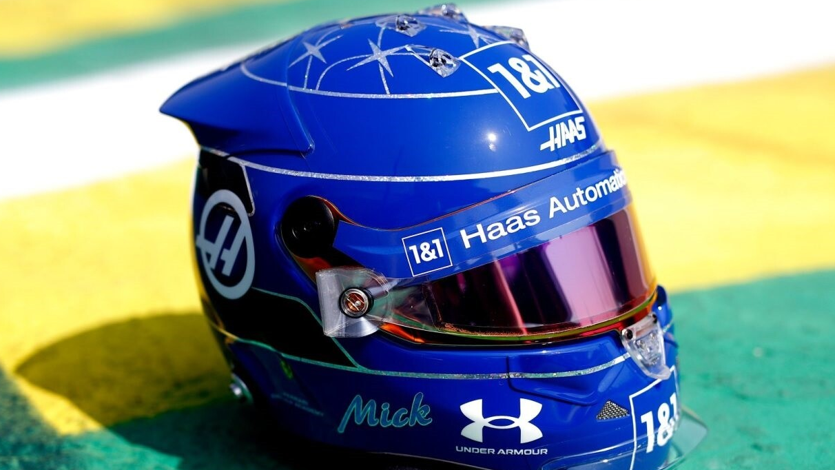 ミック・シューマッハ、サンパウロ仕様のヘルメット : F1通信jp ミック・シューマッハ、サンパウロ仕様のヘルメット : F1通信jp