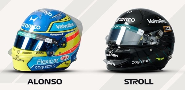 フェルナンド・アロンソとランス・ストロールの2026年F1ヘルメット