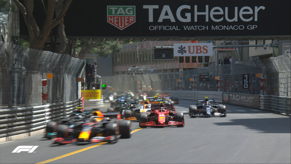 2021年F1モナコGPスタート