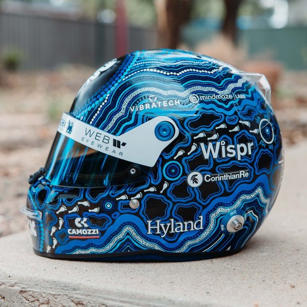 バルテリ・ボッタスのヘルメット：2023年F1オーストラリアGP仕様（Stilo（スティーロ）製ヘルメット）