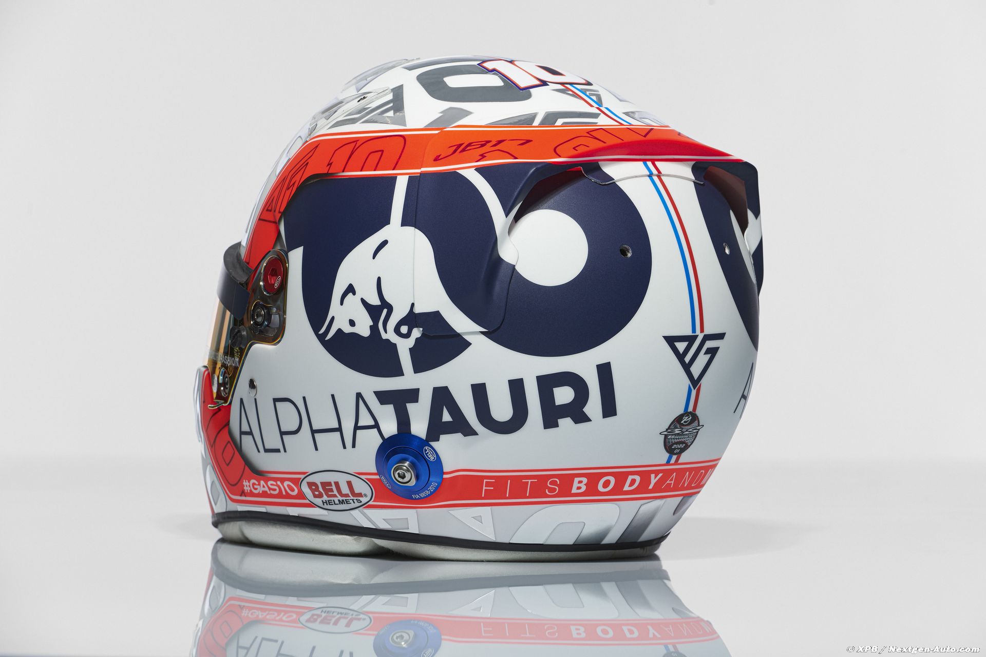 ピエール・ガスリー 2022年F1ヘルメット写真 : F1通信jp ピエール・ガスリー 2022年F1ヘルメット写真 : F1通信jp