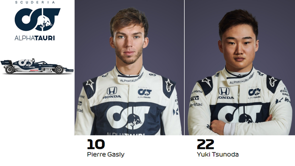 ピエール・ガスリー、角田裕毅：アルファタウリ・ホンダF1チーム