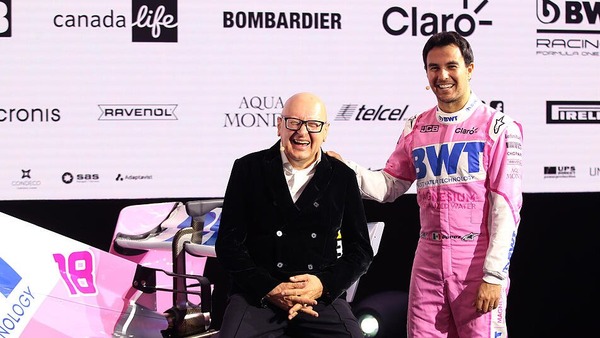 アンドレアス・ヴァイセンバッハーとセルジオ・ペレス:レーシング・ポイントの2020年F1マシン発表会