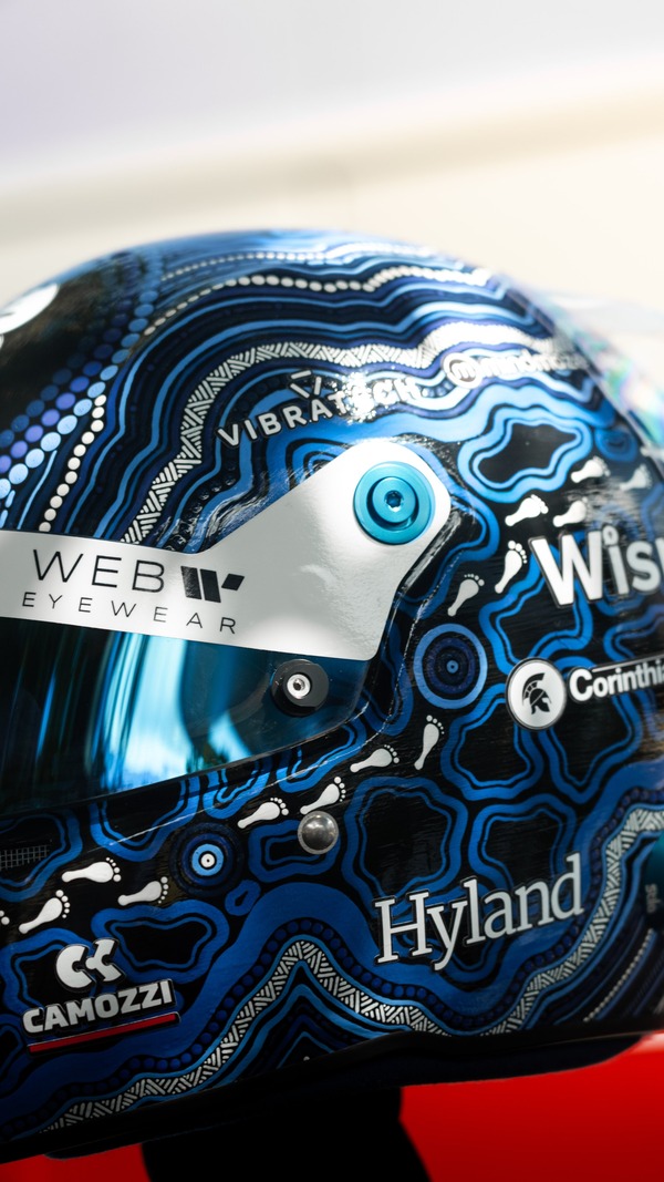 バルテリ・ボッタスのヘルメット：2023年F1オーストラリアGP仕様（Stilo（スティーロ）製ヘルメット）
