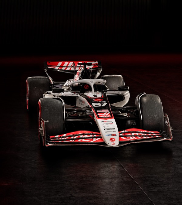 ハースの2025年F1マシンカラーリング