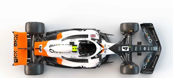 マクラーレンMCL60の三冠カラーリング(トリプルクラウンカラーリング):2023年F1モナコGP