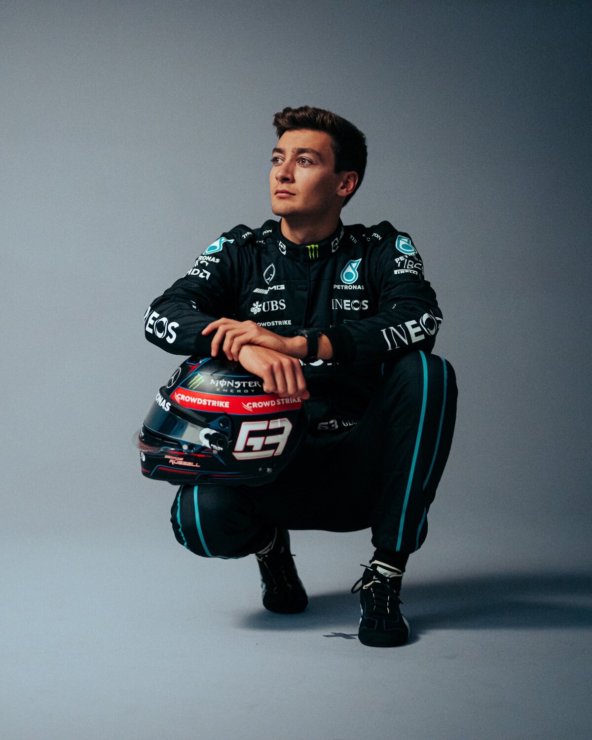 ジョージ・ラッセル 2022年F1ヘルメット写真 : F1通信jp