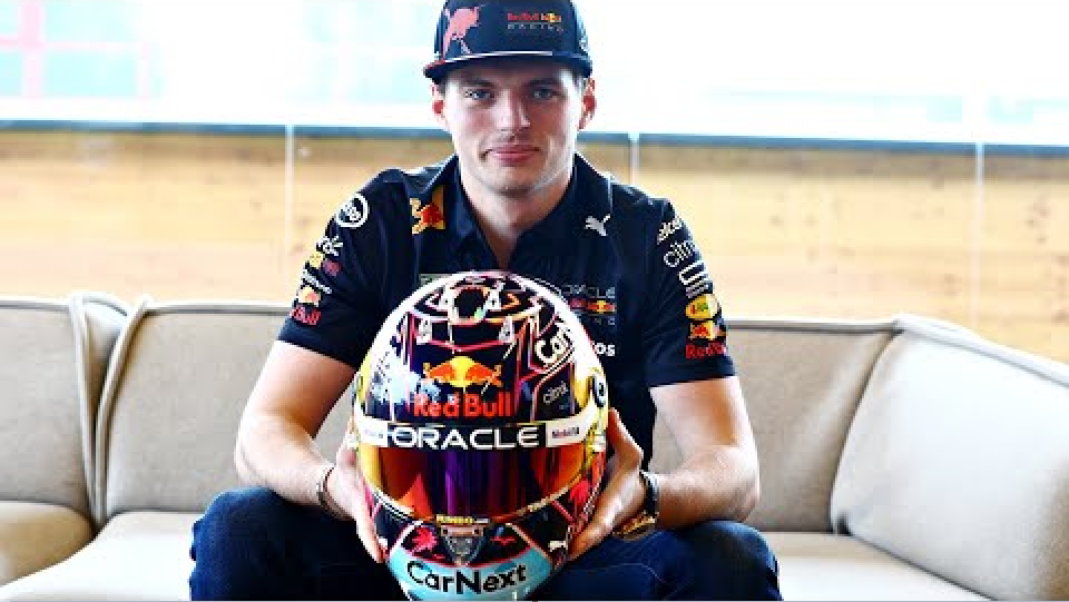 マックス・フェルスタッペン、マイアミ仕様のヘルメット : F1通信jp マックス・フェルスタッペン、マイアミ仕様のヘルメット : F1通信jp