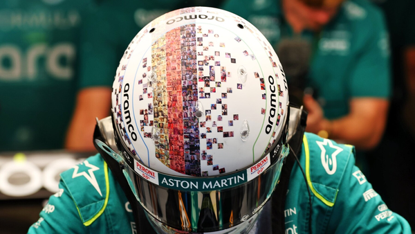 セバスチャン・ベッテル「F1ラストデザイン」2022年F1アブダビGP用ヘルメットデザイン